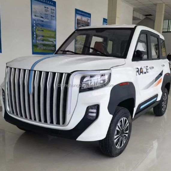 Adult Small Electriccar Mini EV Car 4 Wheel New Energy Vehicle Chinese Mini Automobile Electric Small Car (3500W New Red Flag) - CH00096