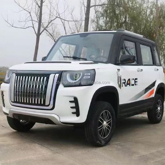 Adult Small Electriccar Mini EV Car 4 Wheel New Energy Vehicle Chinese Mini Automobile Electric Small Car (3500W New Red Flag) - CH00096