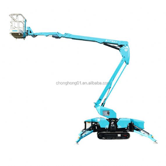 Articulating Towable Boom Lift Platform Telescopic High-altitude Operation Platform Crawler Spider Type Aerial Work Platform - CH00100