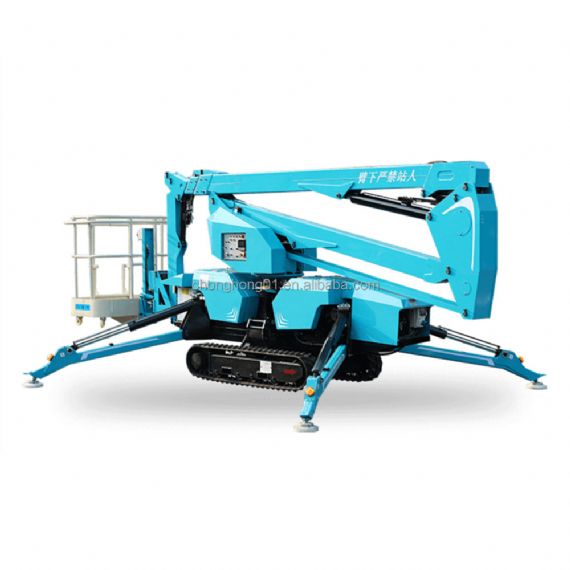 Articulating Towable Boom Lift Platform Telescopic High-altitude Operation Platform Crawler Spider Type Aerial Work Platform - CH00100