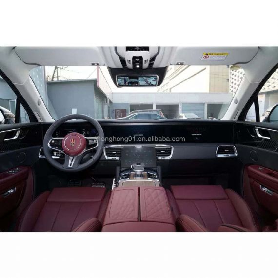 China Top sale New Energy Vehicles Hongqi ehs-9 use car Electric Car Hongqi E-hs9 2023 0km Left Steering Used Cars for adult - CH14500